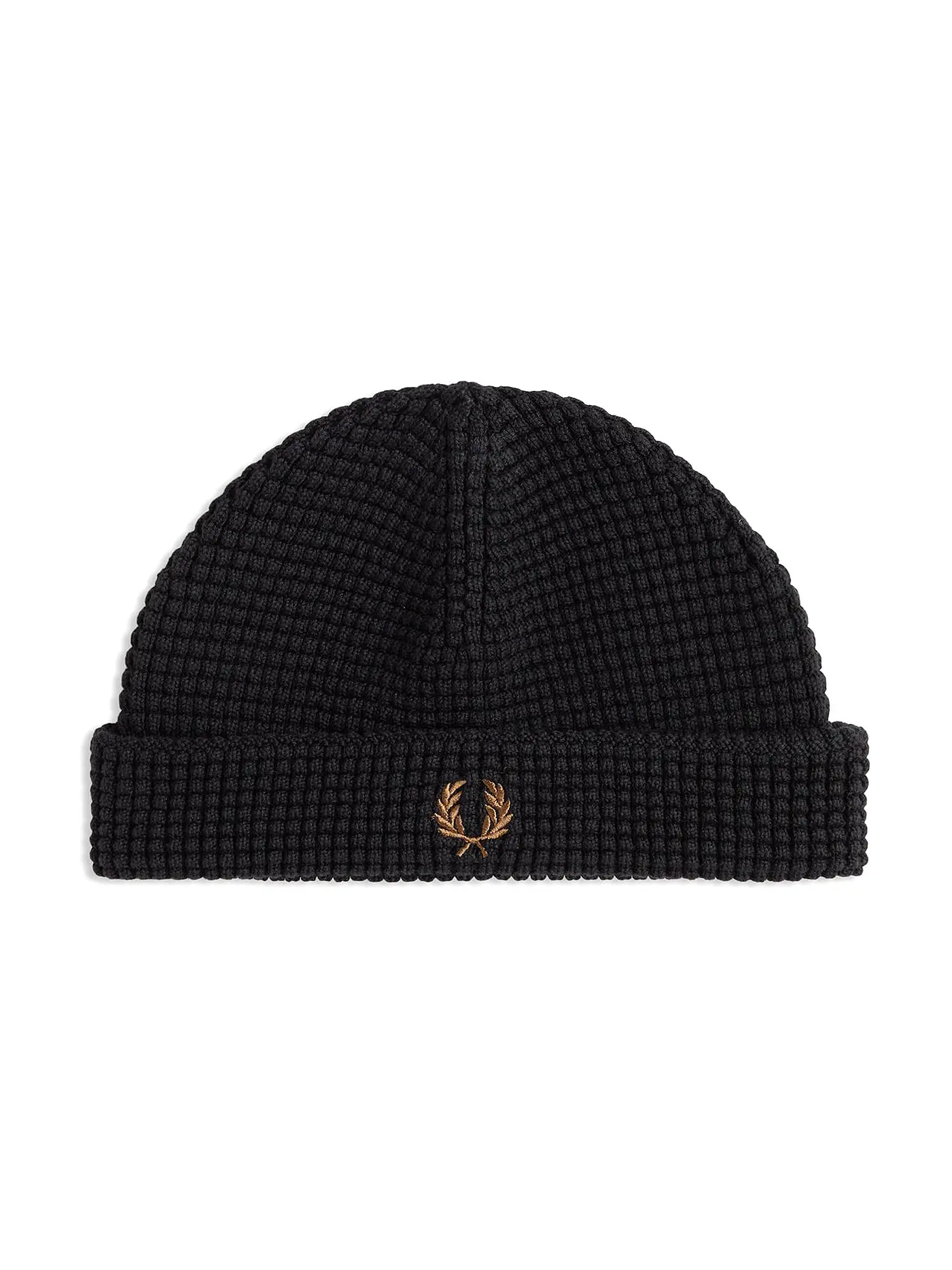 FRED PERRY | Mütze - Haube WAFFLE BEANIE  | schwarz