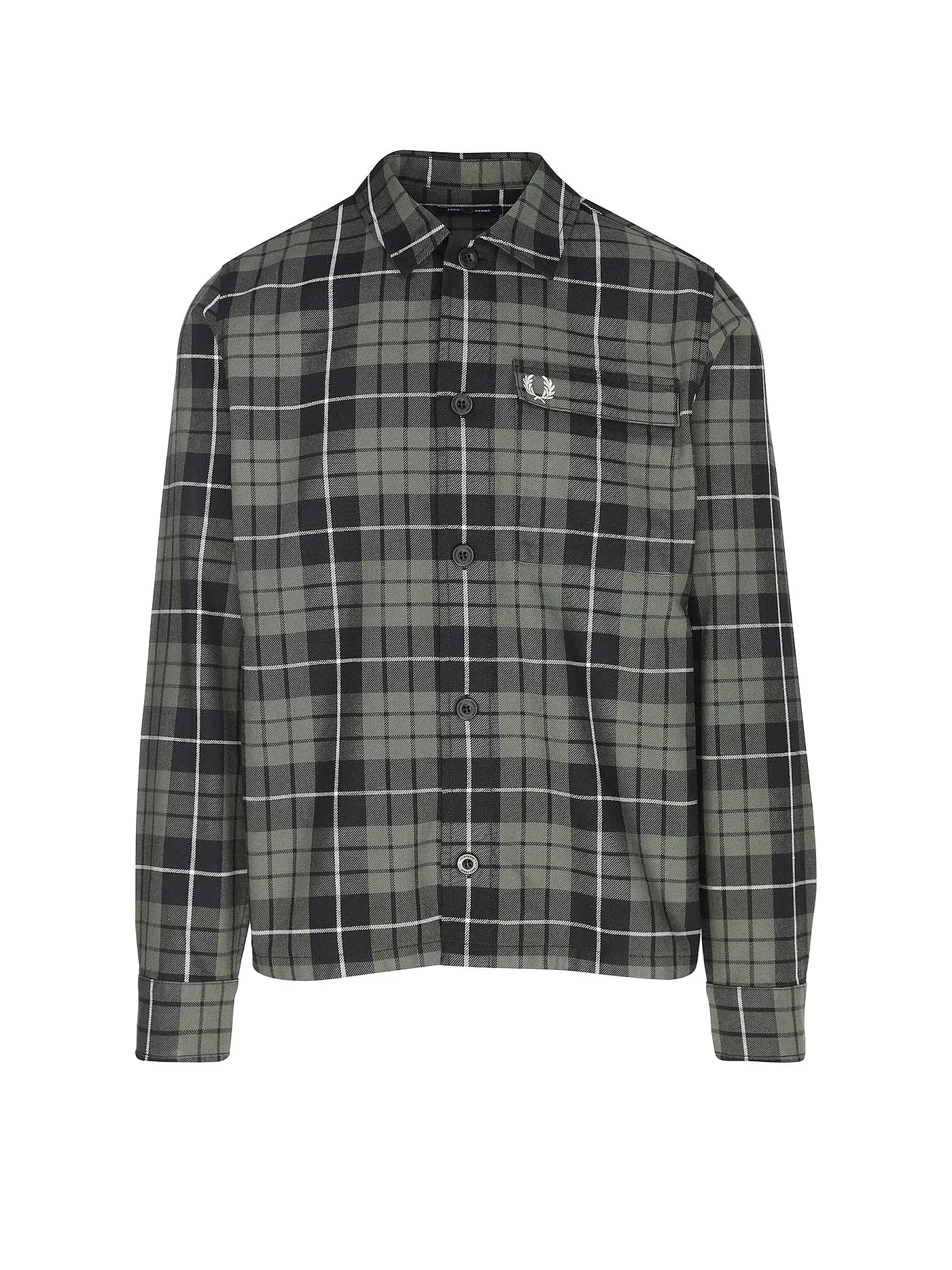 FRED PERRY | Overshirt  | olive