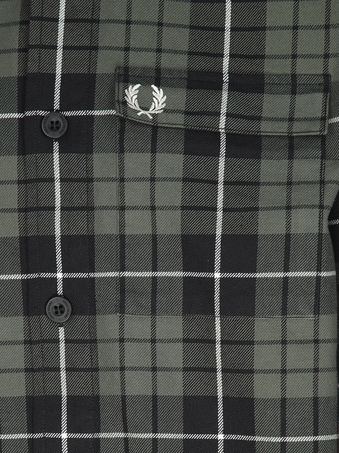 FRED PERRY | Overshirt  | olive