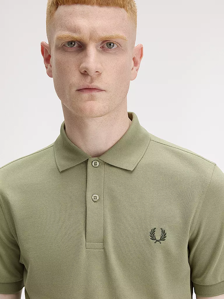 FRED PERRY | Poloshirt Slim Fit | dunkelgrün