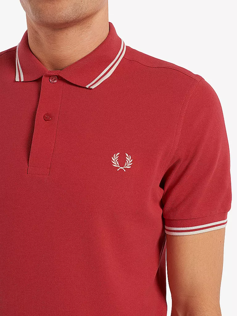 FRED PERRY | Poloshirt | rot