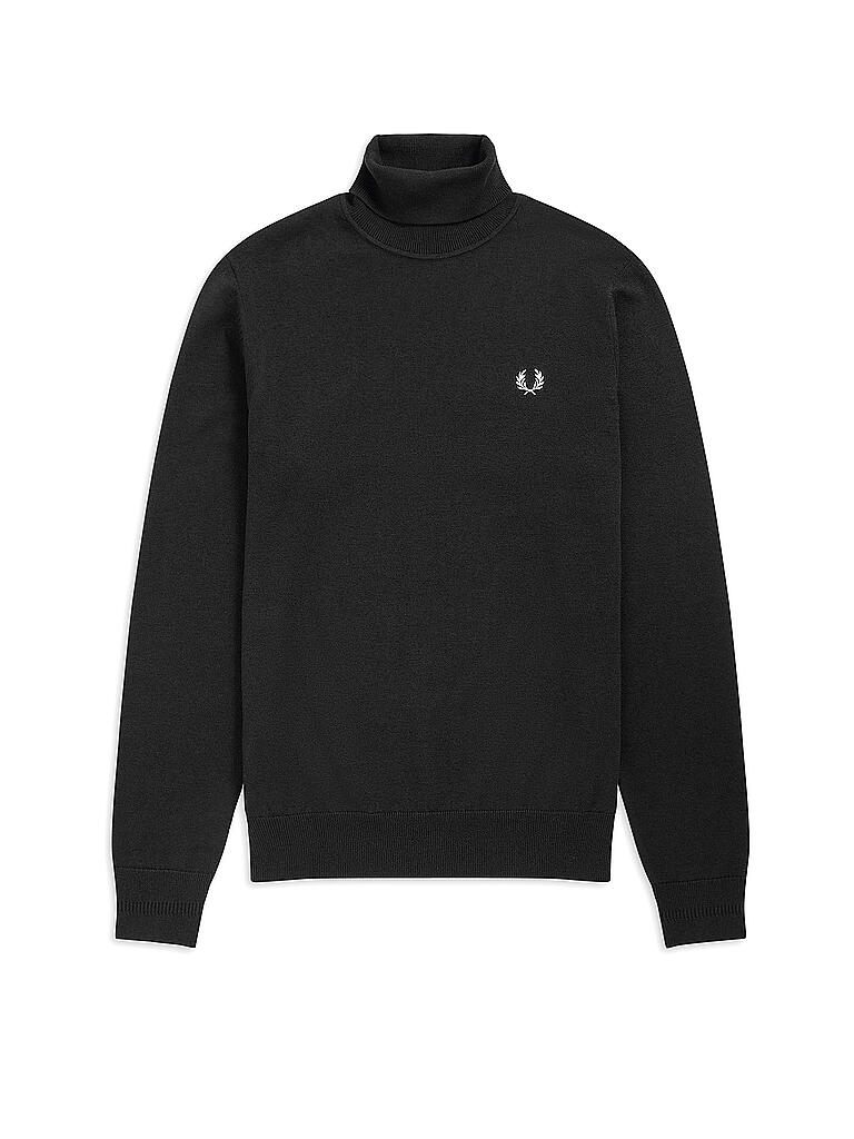 FRED PERRY | Rollkragenpullover | schwarz