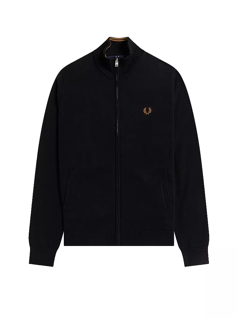 FRED PERRY | Strickjacke  | schwarz