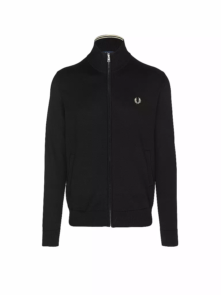 FRED PERRY | Strickjacke  | schwarz