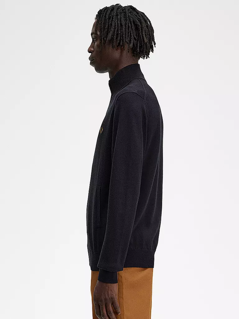 FRED PERRY | Strickjacke  | schwarz
