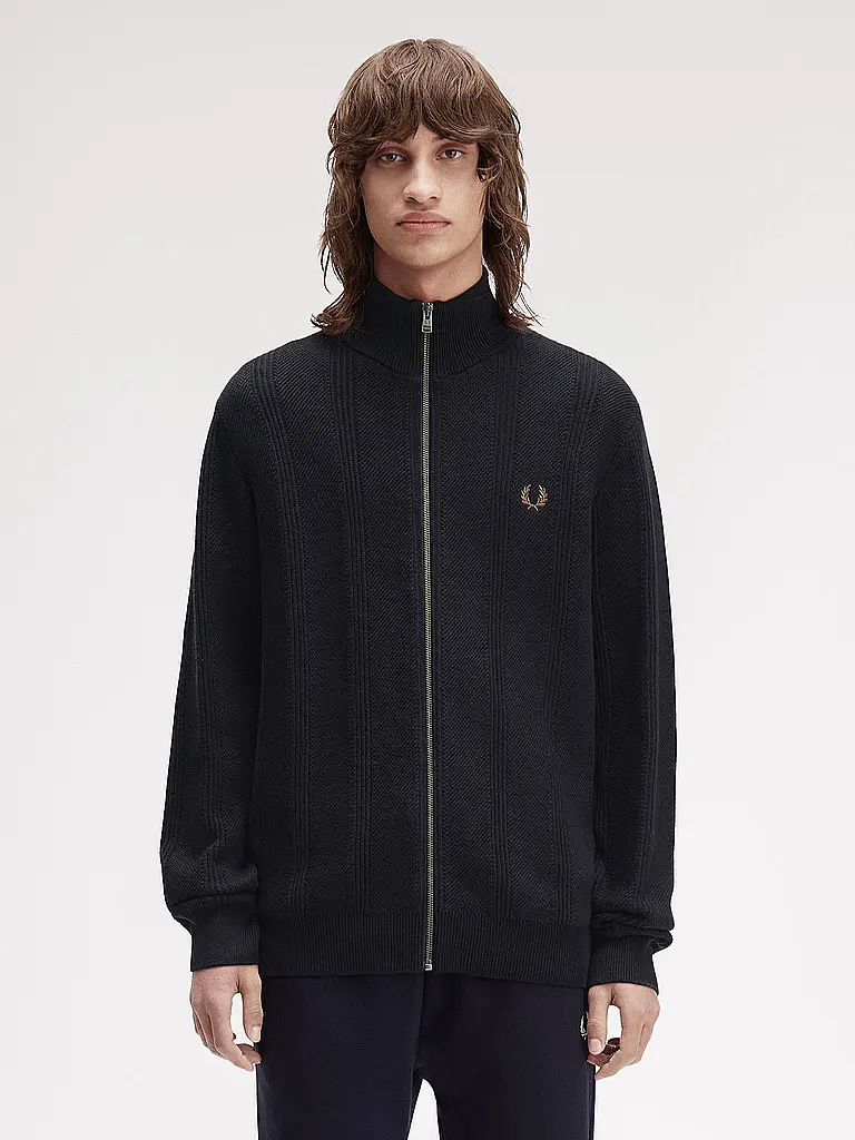 FRED PERRY | Strickjacke | schwarz
