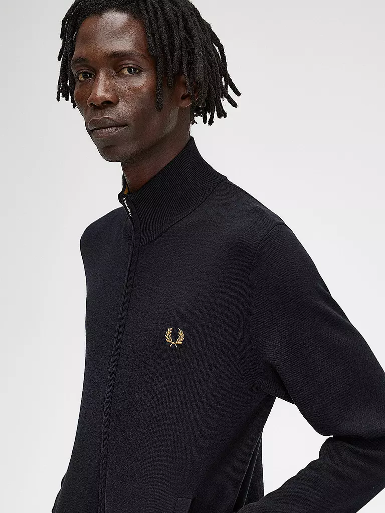 FRED PERRY | Strickjacke | schwarz