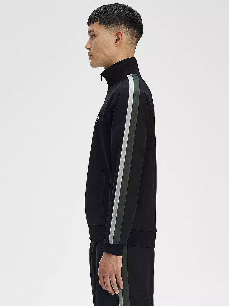 FRED PERRY | Sweatjacke  | schwarz