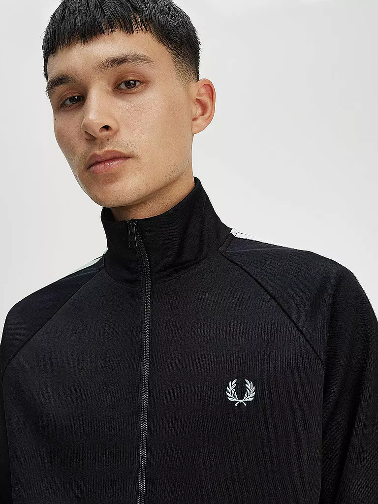 FRED PERRY | Sweatjacke  | schwarz