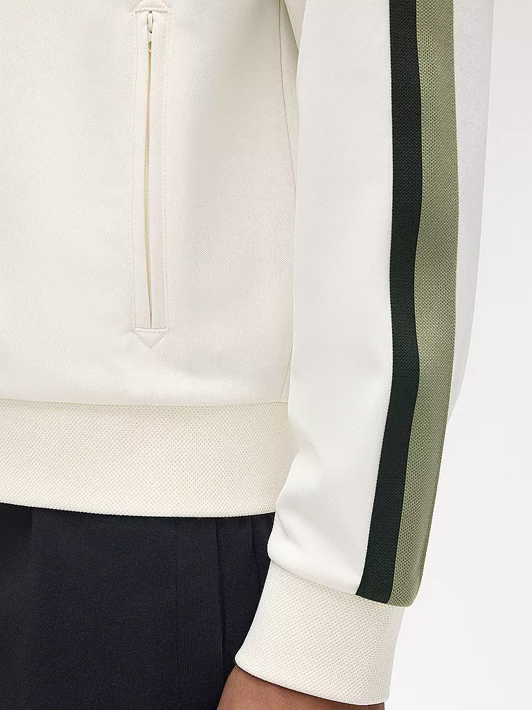 FRED PERRY | Sweatjacke  | creme