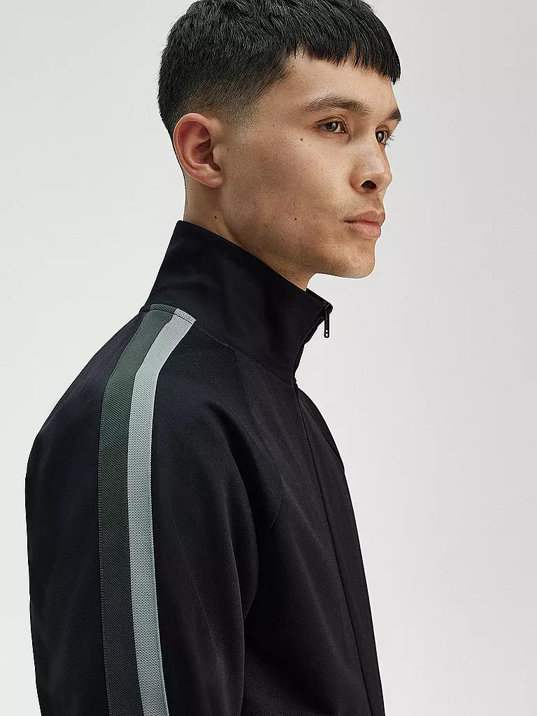 FRED PERRY | Sweatjacke | schwarz