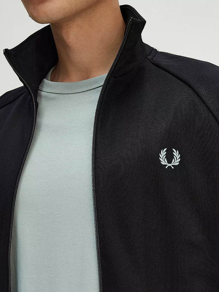 FRED PERRY | Sweatjacke | schwarz