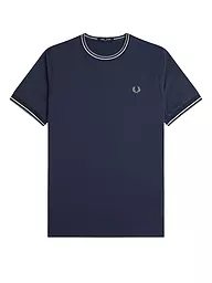 FRED PERRY | T-Shirt  | blau