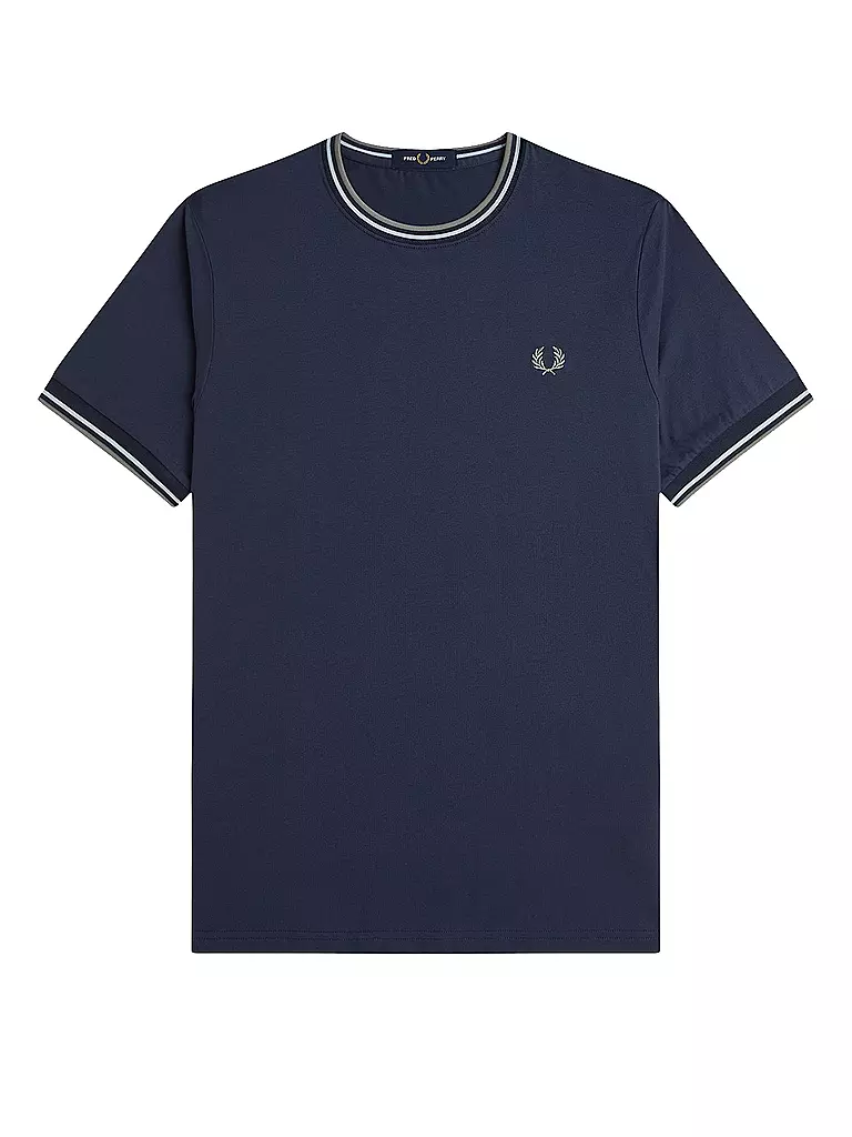 FRED PERRY | T-Shirt  | blau