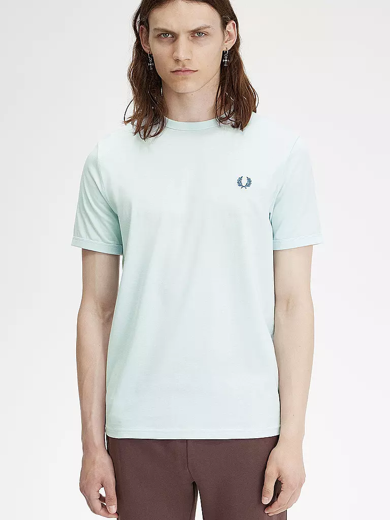 FRED PERRY | T-Shirt | hellblau