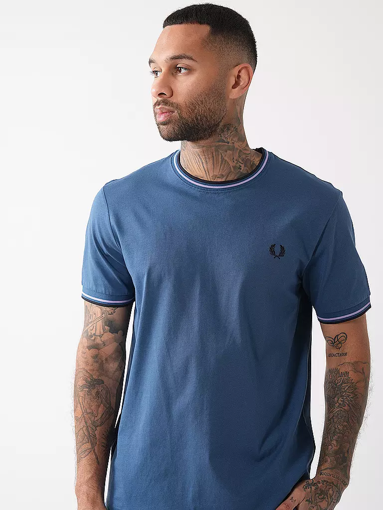 FRED PERRY | T-Shirt | blau