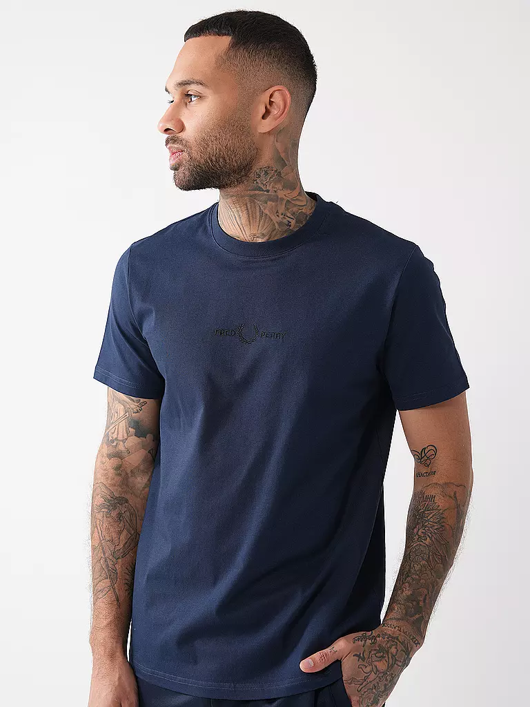 FRED PERRY | T-Shirt | blau