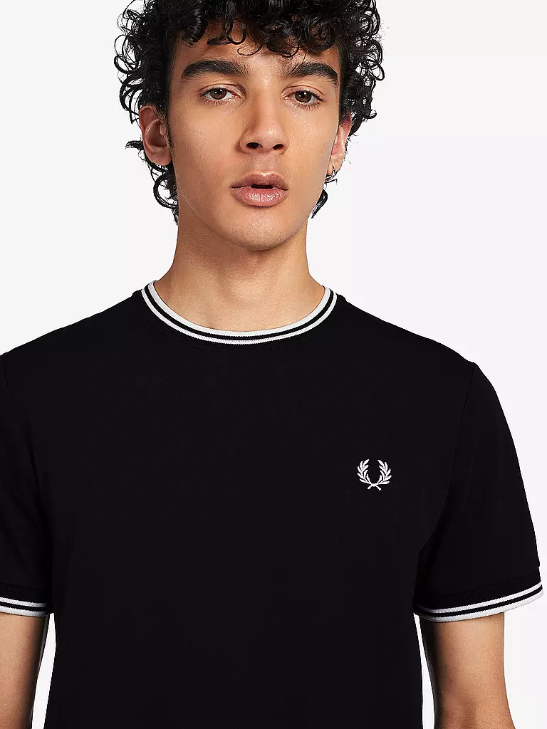 FRED PERRY | T-Shirt | schwarz