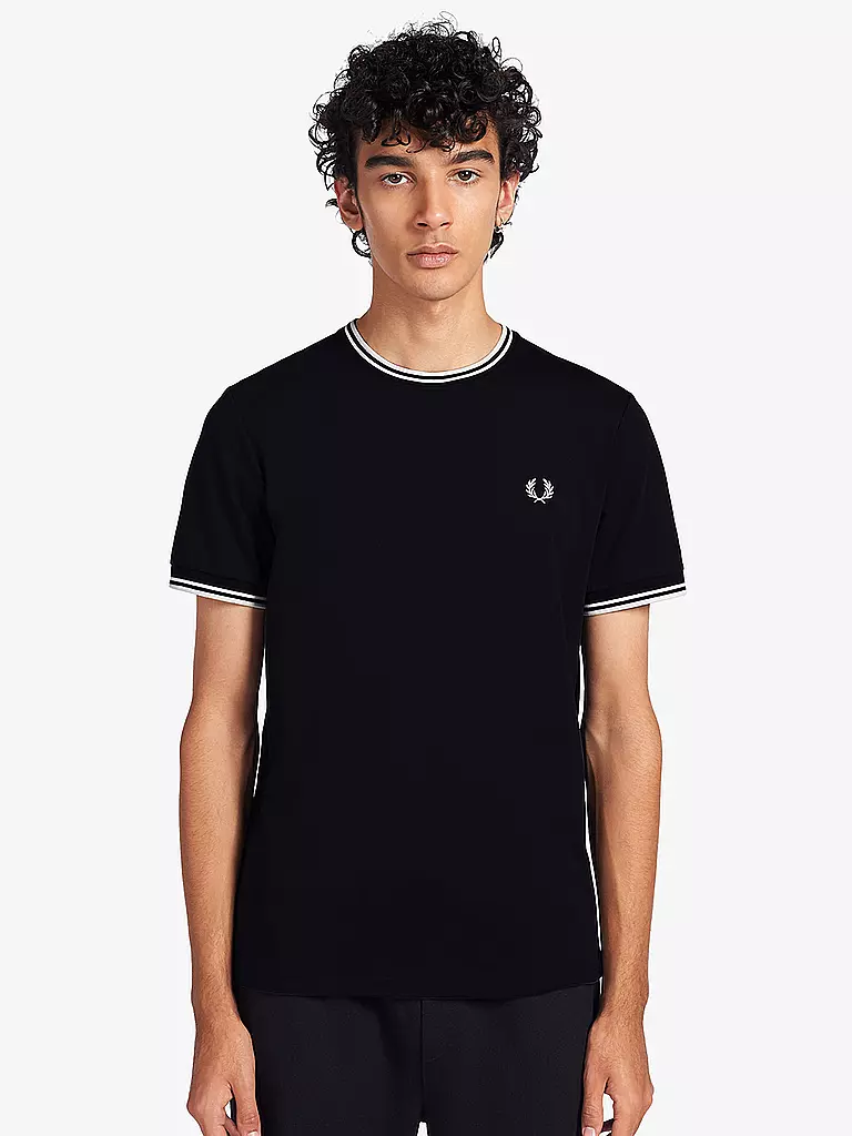 FRED PERRY | T-Shirt | schwarz