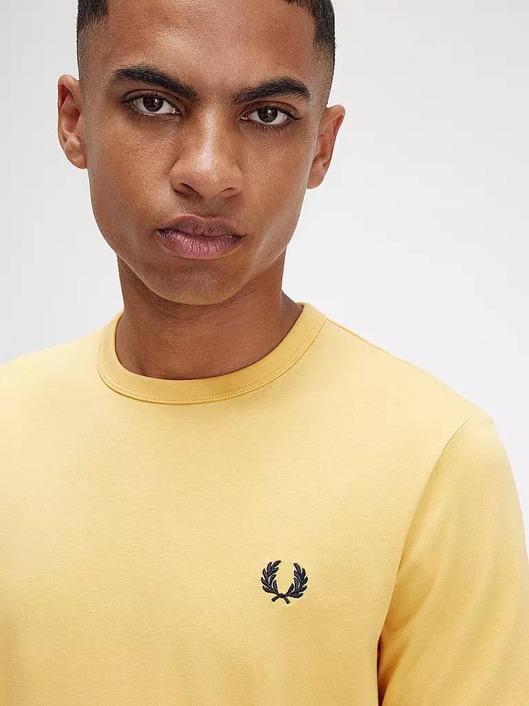 FRED PERRY | T-Shirt | gelb