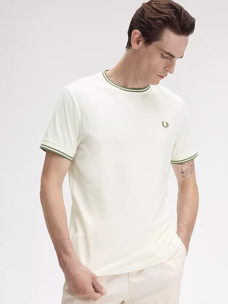 FRED PERRY | T-Shirt | dunkelgrün