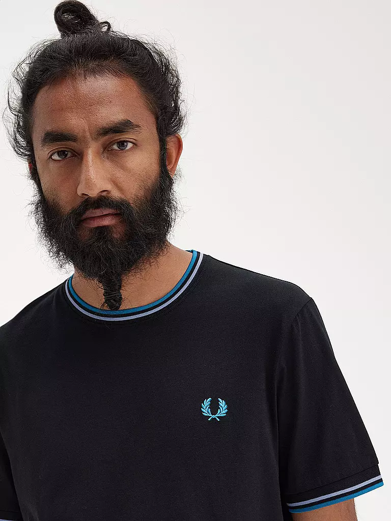 FRED PERRY | T-Shirt | schwarz