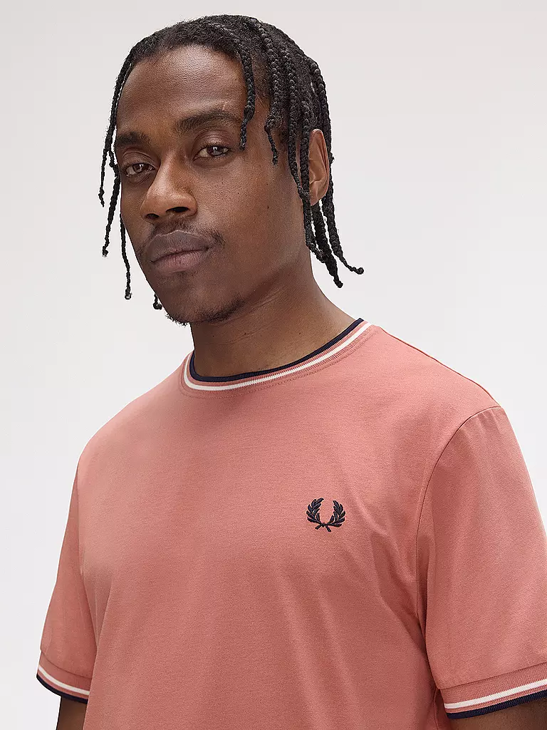 FRED PERRY | T-Shirt | dunkelgrün