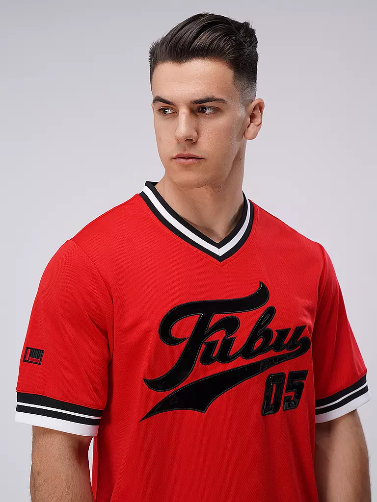 FUBU | T-Shirt VARSITY | rot