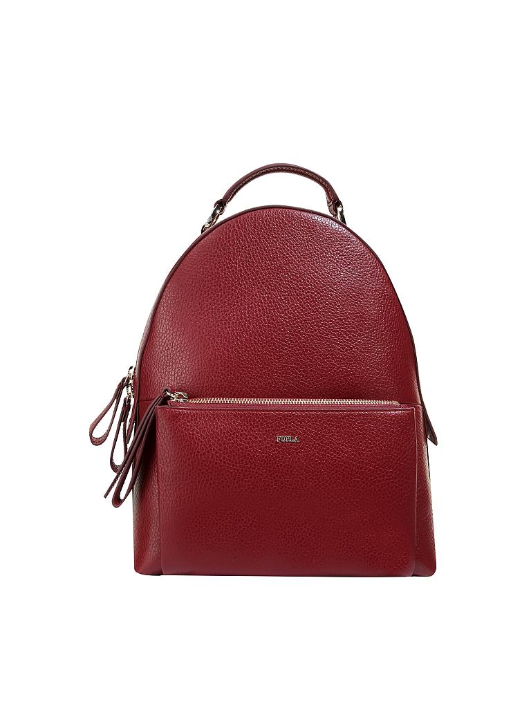 FURLA | Lederrucksack "Noa" | rot