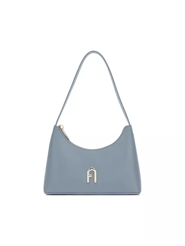 FURLA | Ledertasche - Baguette Bag DIAMANTE Mini | hellblau