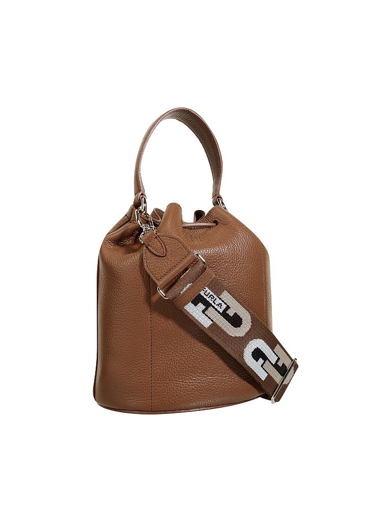 FURLA | Ledertasche - Beuteltasche "Sleek" | braun