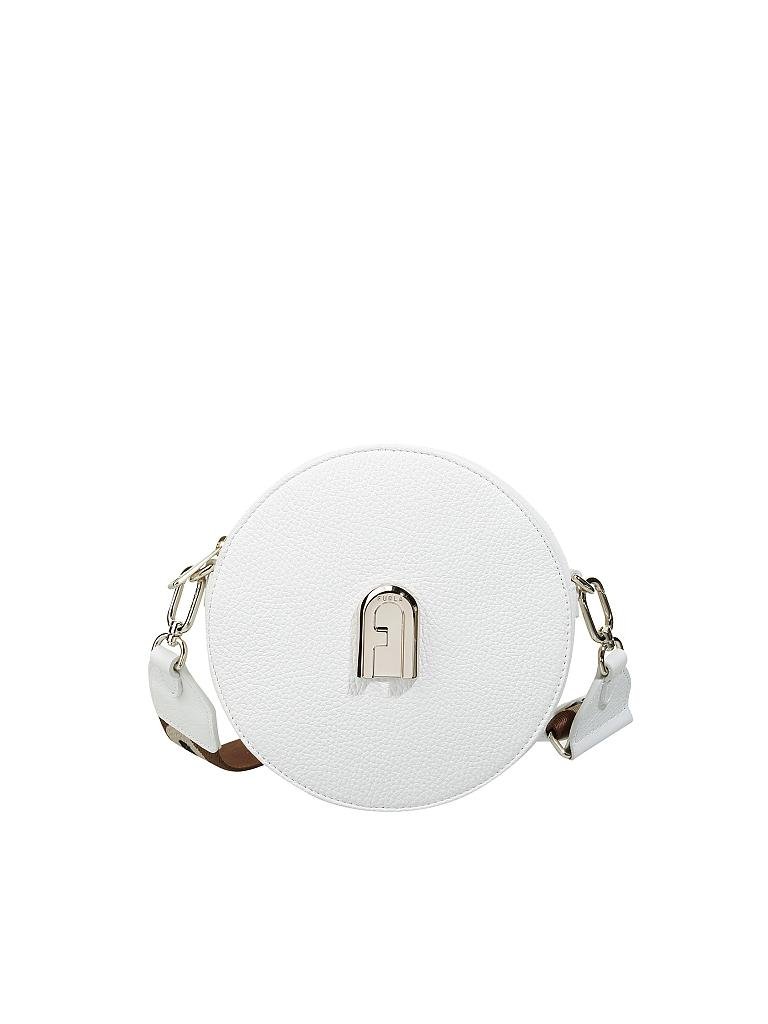 FURLA | Ledertasche - Crossbody " Sleek " | grau