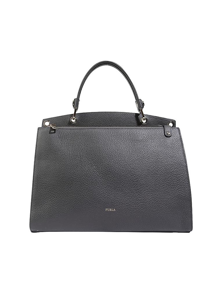 FURLA | Ledertasche - Henkeltasche "Adele" L | grau