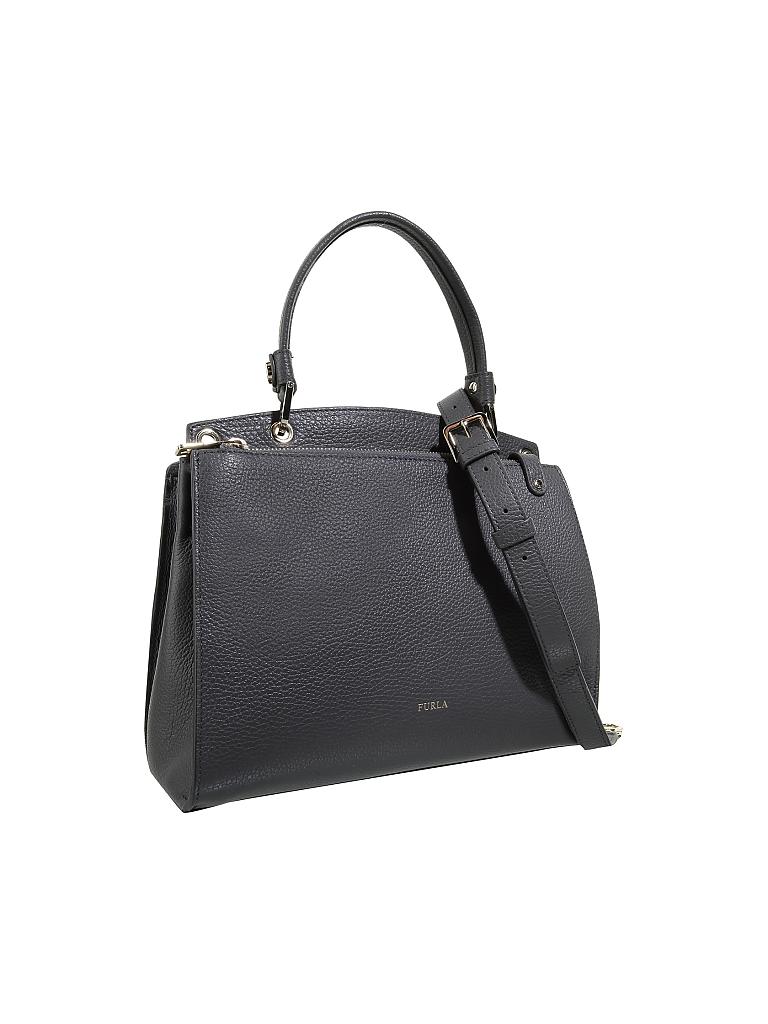 FURLA | Ledertasche - Henkeltasche "Adele" M | grau