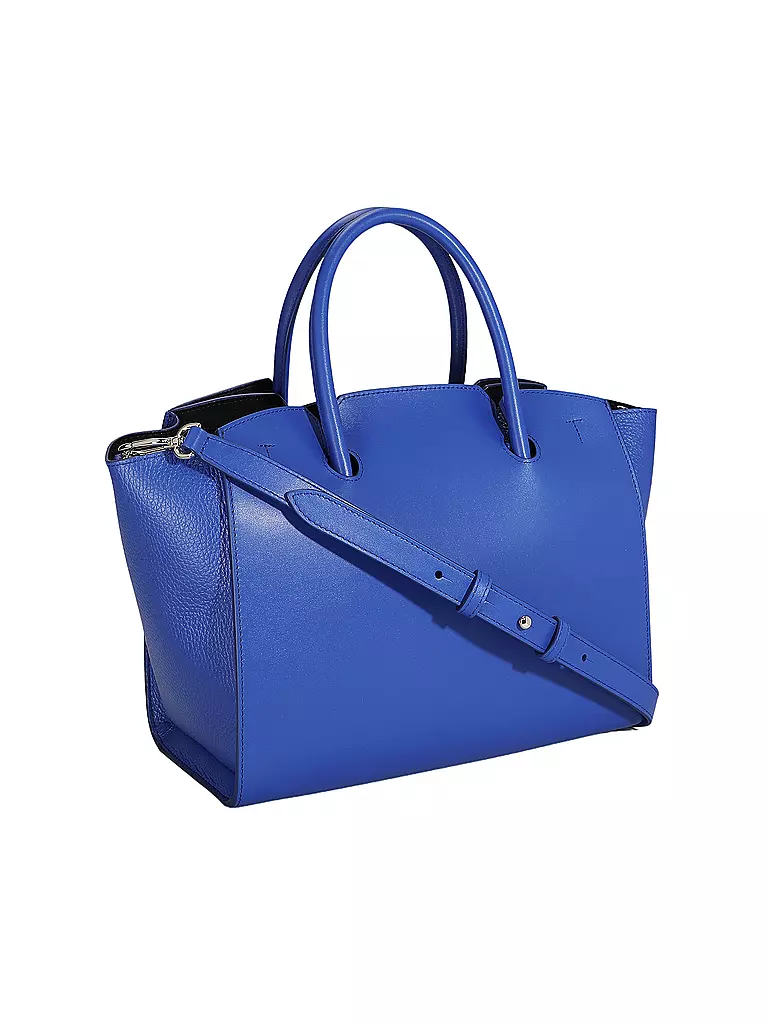 FURLA | Ledertasche - Henkeltasche GENESI Medium | blau