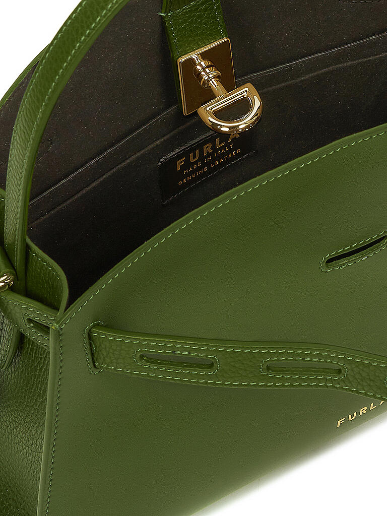 FURLA | Ledertasche - Henkeltasche Margherita M | grün