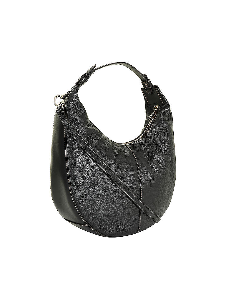 FURLA | Ledertasche - Hobo Bag MIASTELLA | schwarz