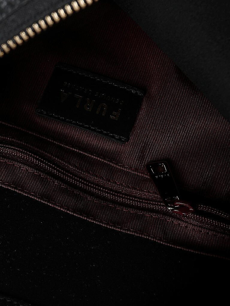 FURLA | Ledertasche - Hobo Bag NET M | schwarz