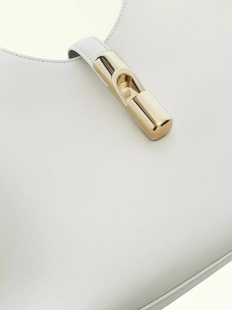 FURLA | Ledertasche - Hobo GOCCIA Medium   | weiss