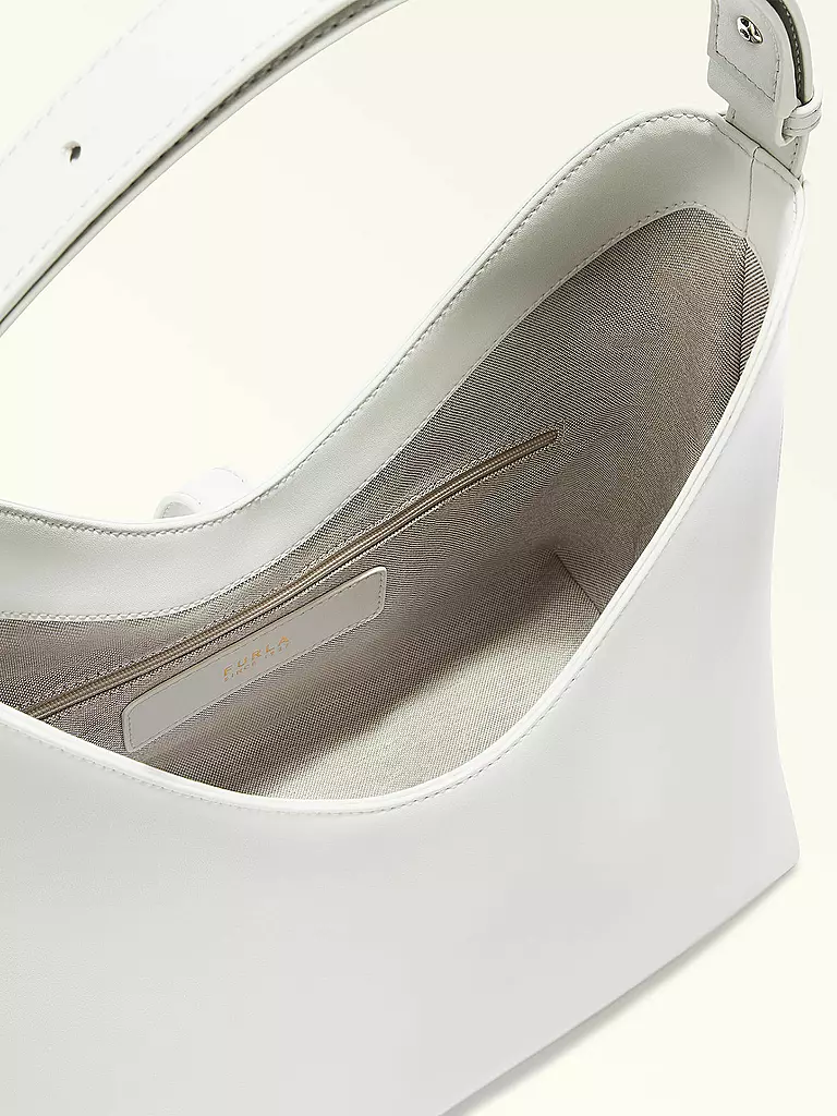FURLA | Ledertasche - Hobo GOCCIA Medium | weiss