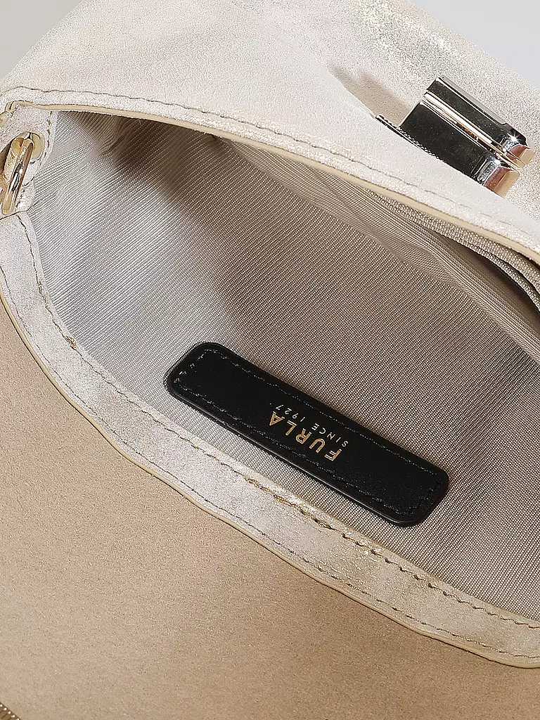 FURLA | Ledertasche - Mini Bag 1927 | gold