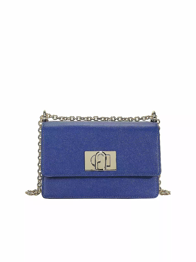 FURLA | Ledertasche - Mini Crossbody 1927 | blau
