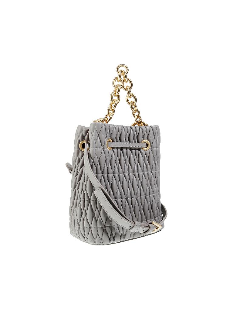 FURLA | Ledertasche - Mini-Beuteltasche "Stacy Cometa" | beige
