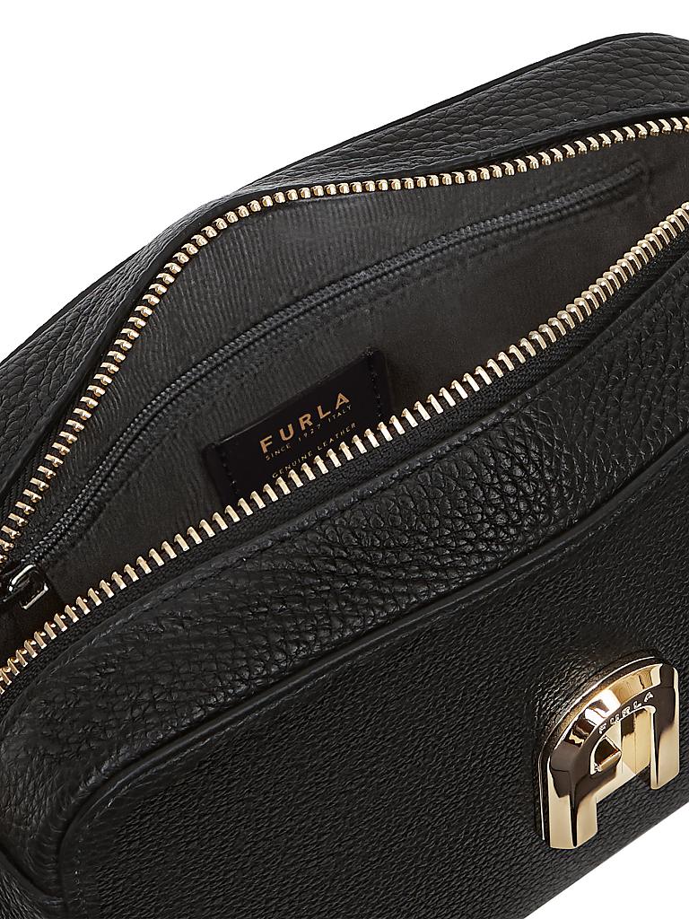 FURLA | Ledertasche - Minibag "Sleek" | schwarz