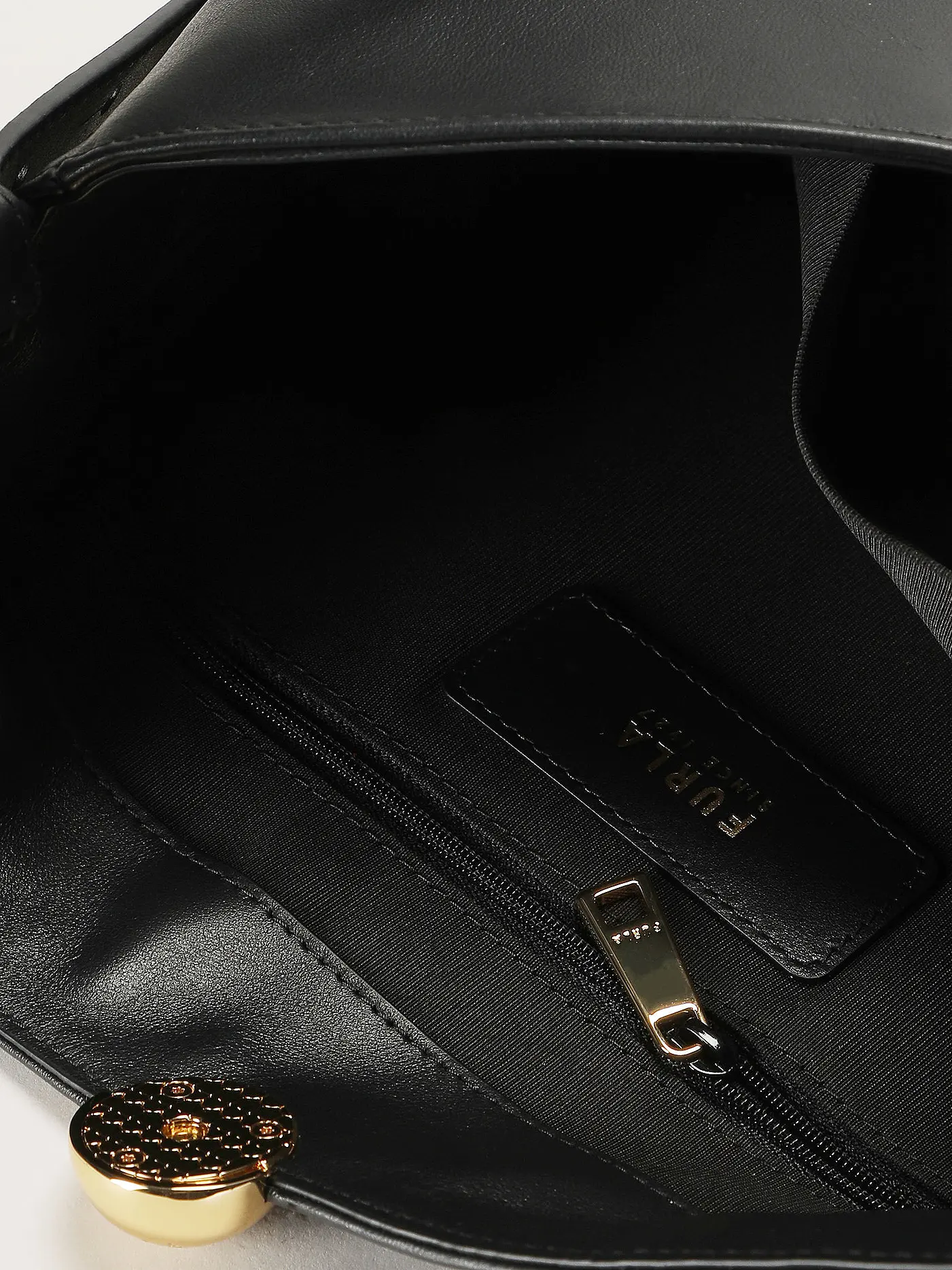 FURLA | Ledertasche - Schultertasche SFERA SOFT Medium | schwarz