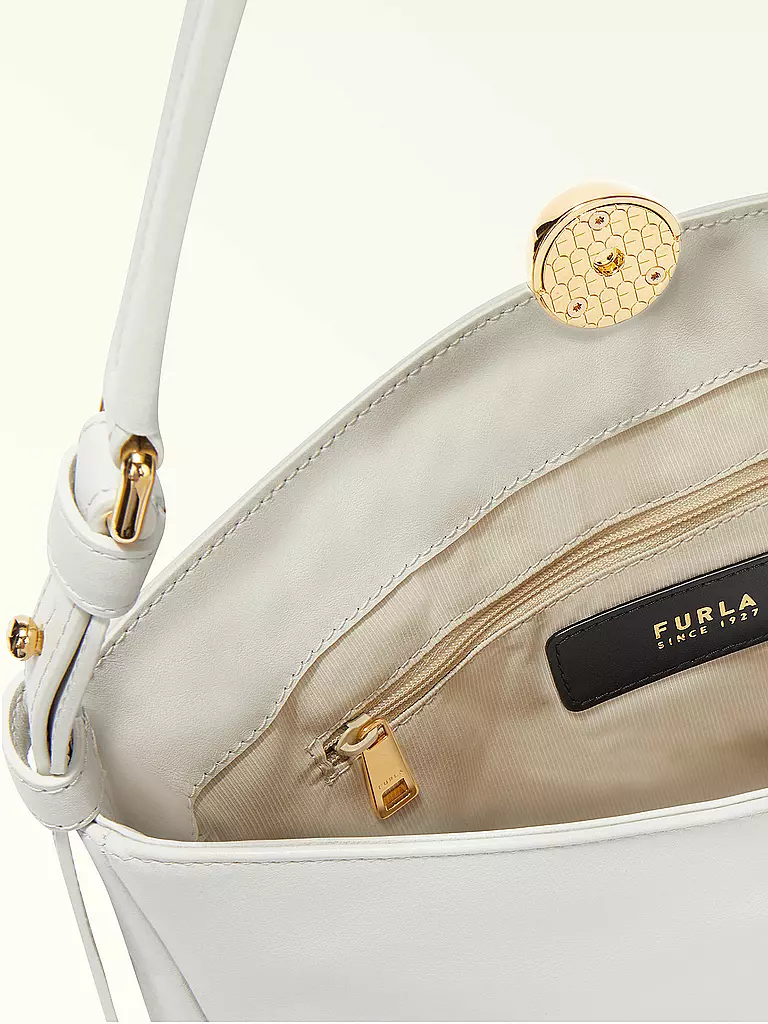 FURLA | Ledertasche - Schultertasche SFERA SOFT Medium | hellgrün