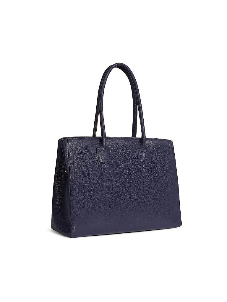 FURLA | Ledertasche - Shopper "Alba" L | blau