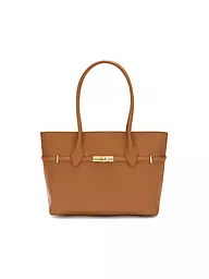 FURLA | Ledertasche - Shopper GOCCIA Large | camel