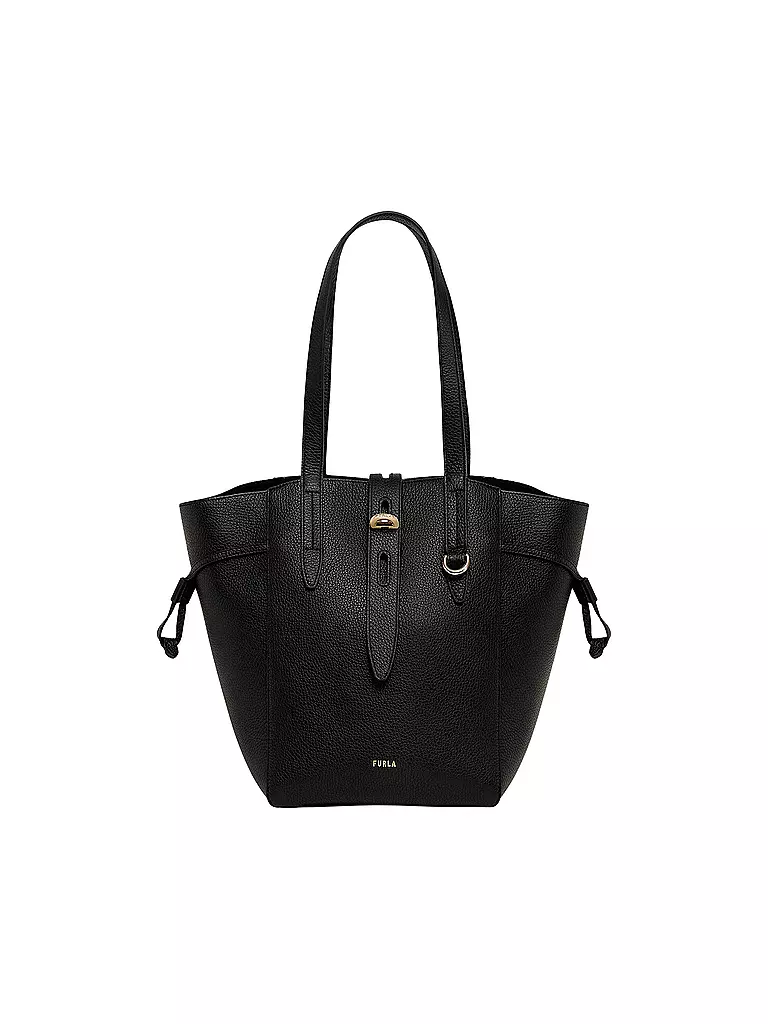 FURLA | Ledertasche - Tote Bag NET medium | schwarz