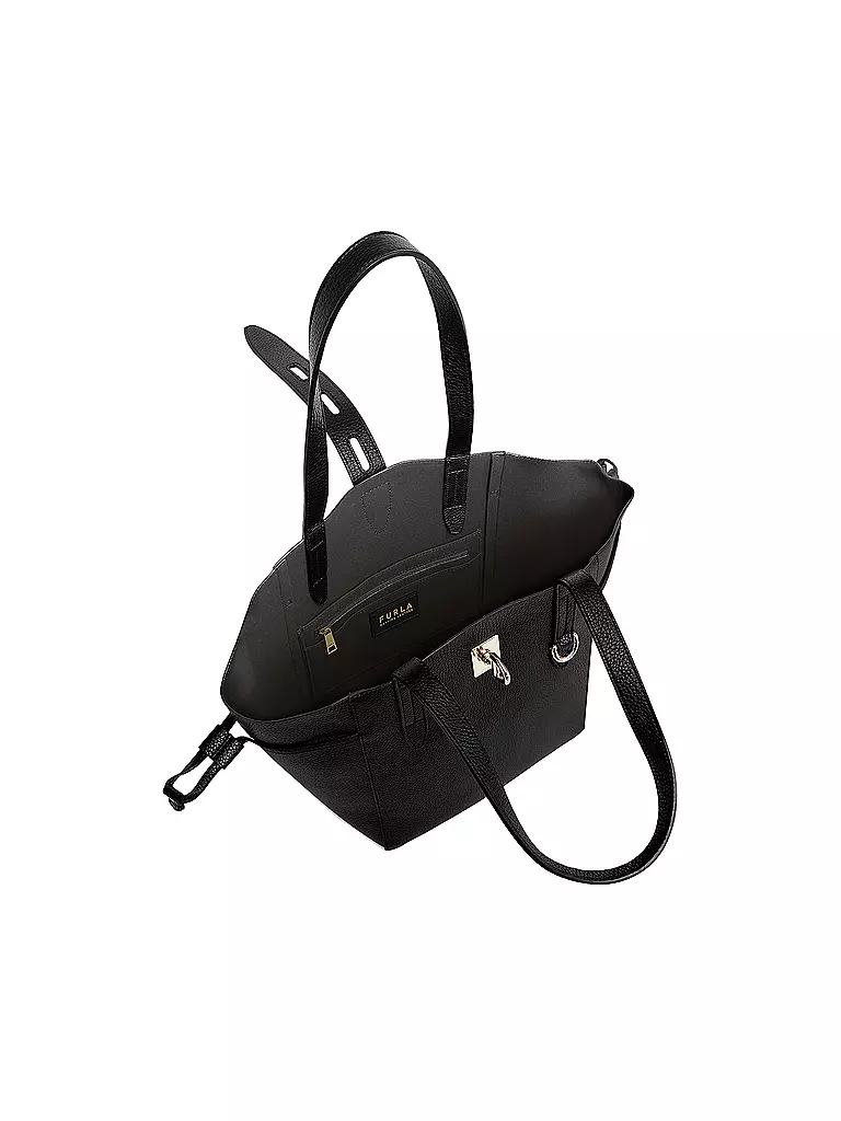 FURLA | Ledertasche - Tote Bag NET medium | schwarz